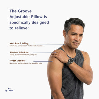 Groove® Adjustable Pillow