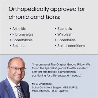 The Original Groove® Pain Relief Pillow - No. 1 Pillow For Neck Pain